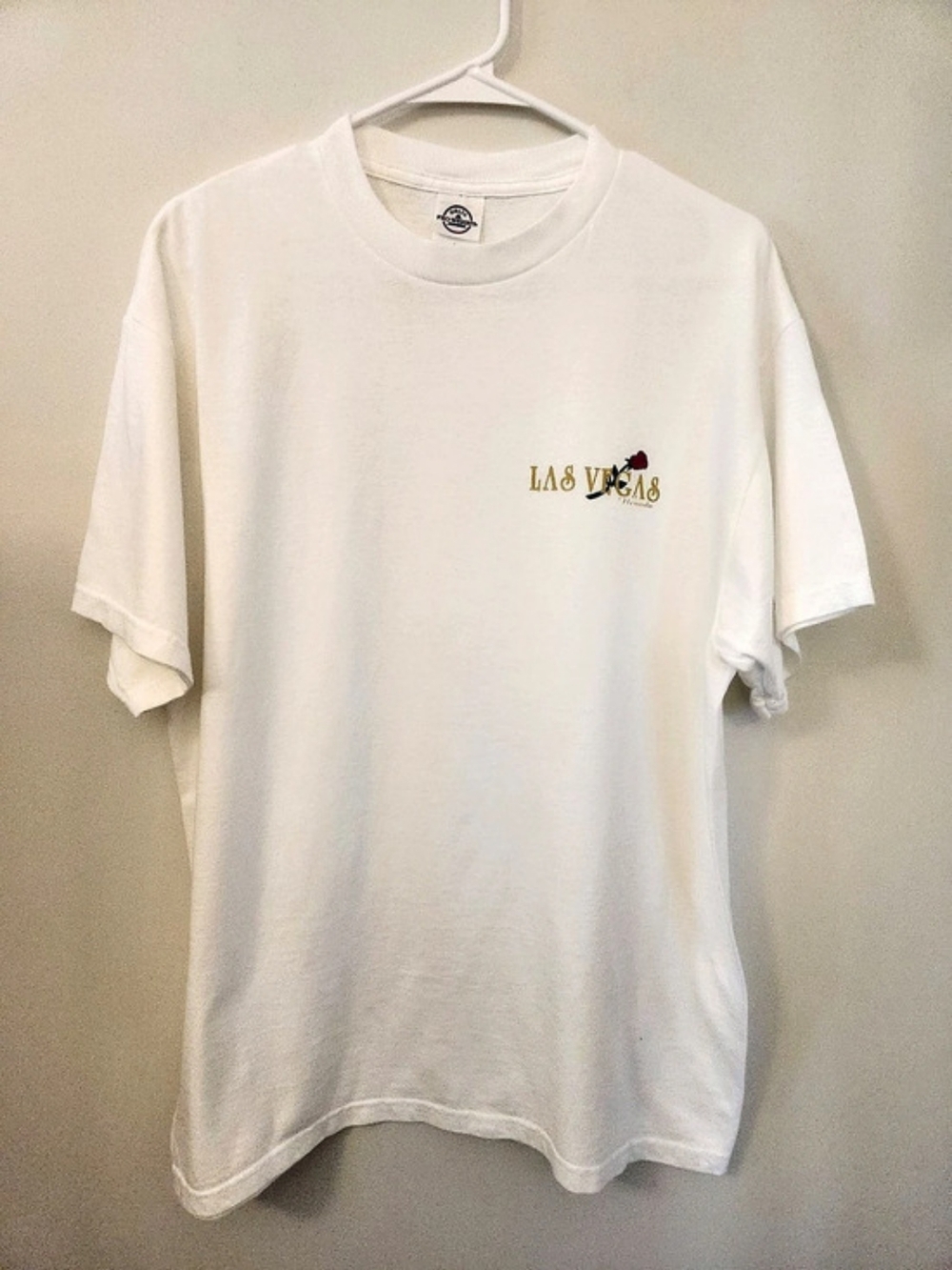 Men's Las Vegas Short Sleeve Tee in White Like New